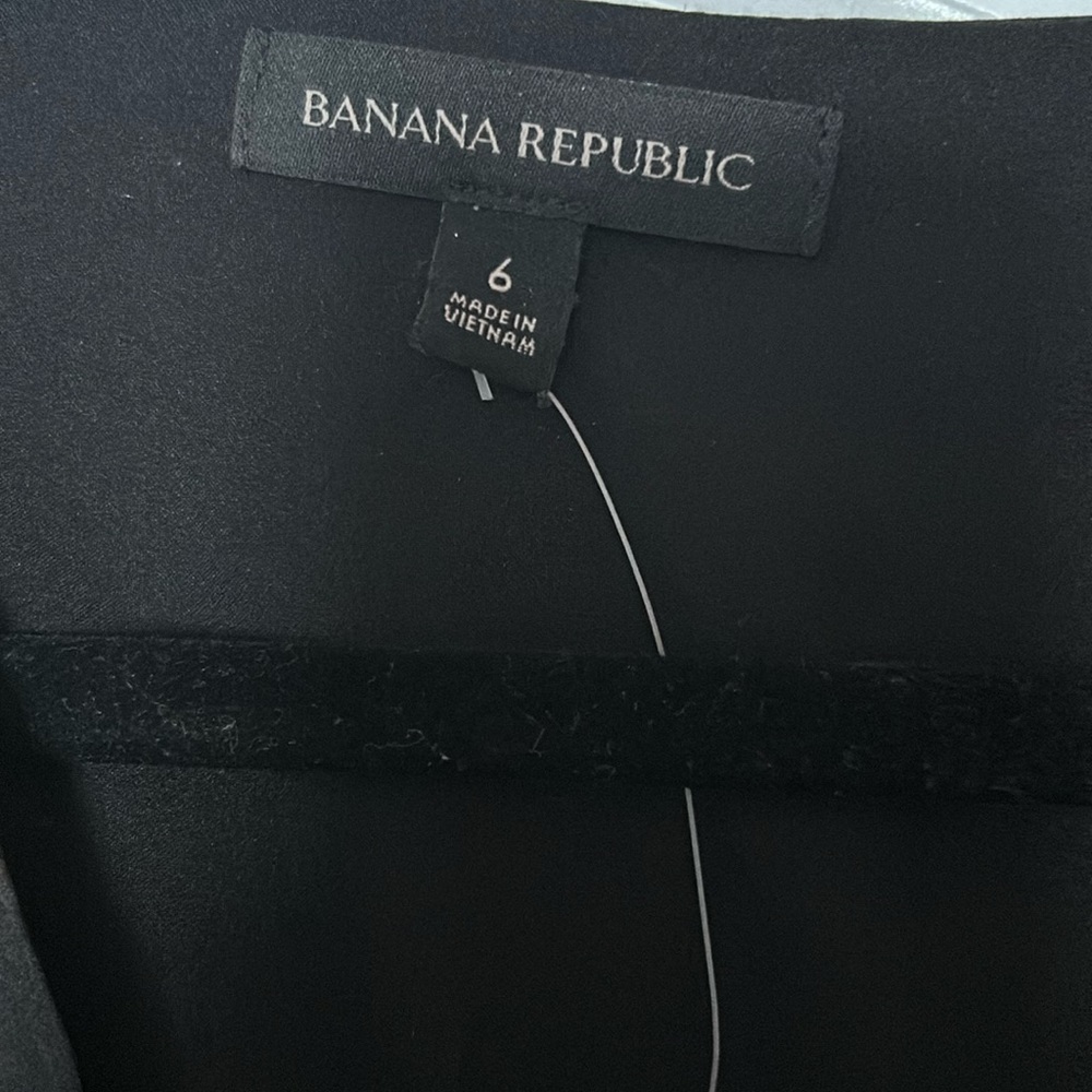 Banana Republic black wrap dress Size 6